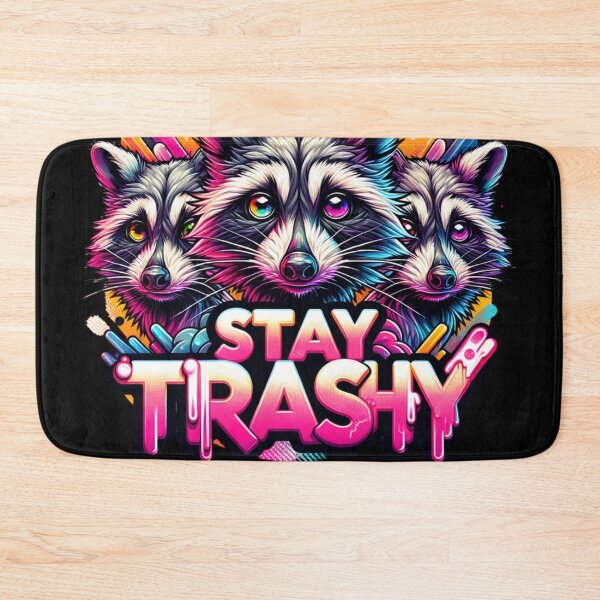 Item preview, Cyberpunk Stay Trashy Raccoons  designed and sold by Bliss Find And Design.