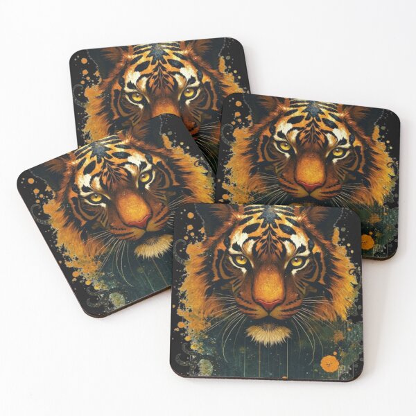 Item preview, water colour portrait of a tiger designed and sold by optimusprime39.