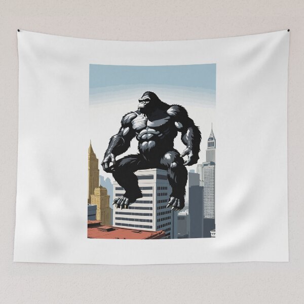 Item preview, King Kong protects his kingdom. designed and sold by Whose-sweat.