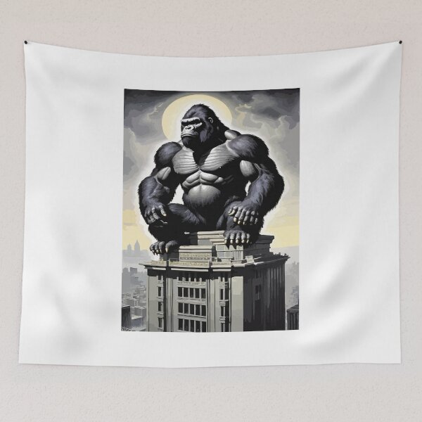 Item preview, King Kong protects his kingdom. designed and sold by Whose-sweat.