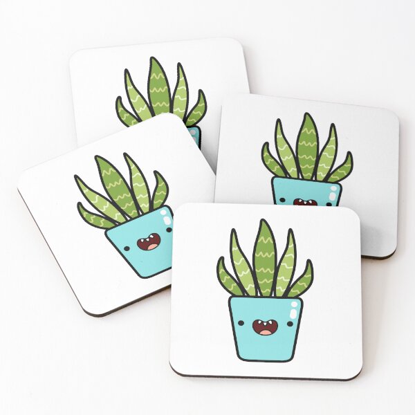 Item preview, Kawaii Snake Plant Potted Plant designed and sold by kawaiilife.