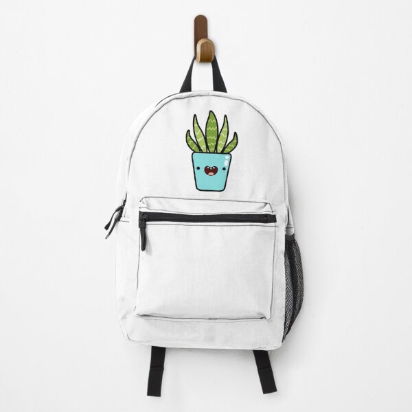 Vista previa del artículo con la obra «Planta serpiente kawaii en maceta», diseñado y vendido por kawaiilife.