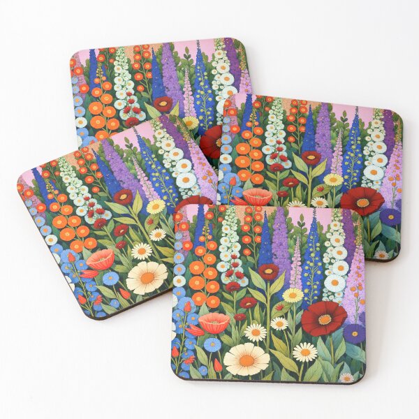 Item preview, Gustav Klimt Flower Garden designed and sold by maniacfitness.