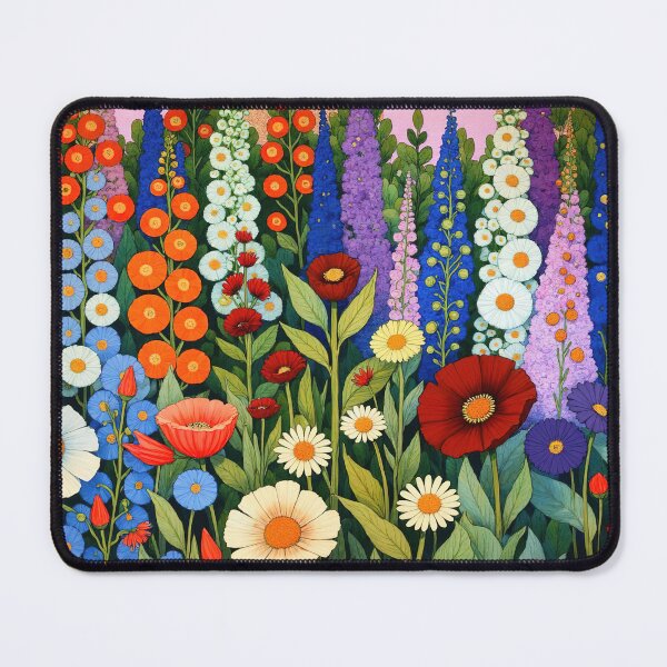 Item preview, Gustav Klimt Flower Garden designed and sold by maniacfitness.