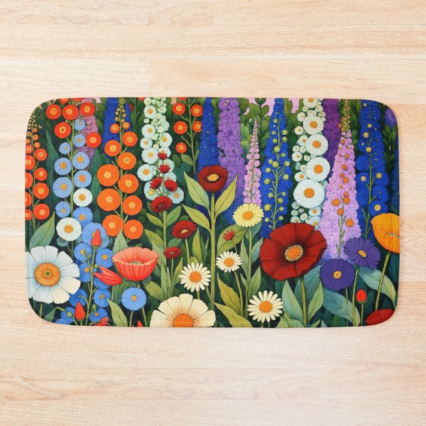 Item preview, Gustav Klimt Flower Garden designed and sold by maniacfitness.