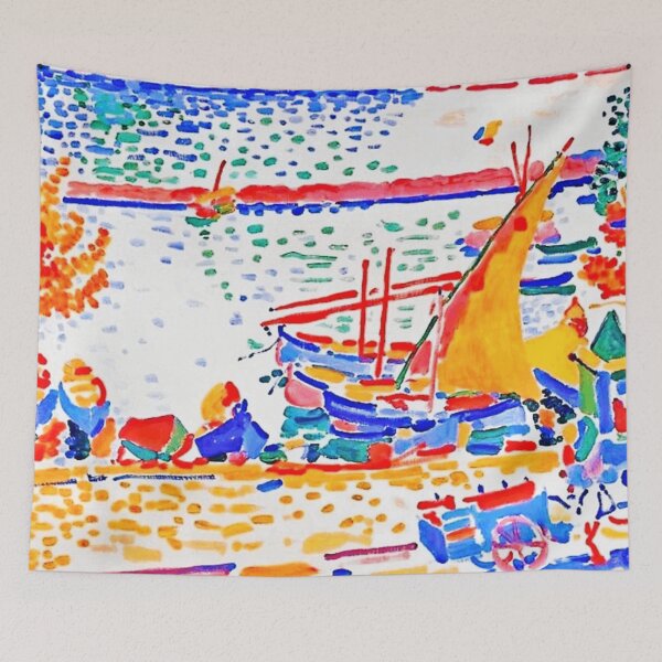 Item preview, Landscape at Collioure, André Derain - Paysage à Collioure, le cheval blanc. designed and sold by CristalleLisa.
