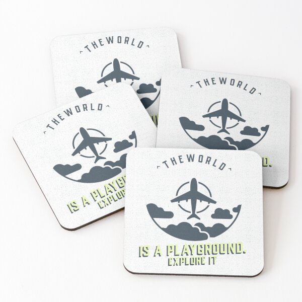 Item preview, The World is a playground, explore it! designed and sold by JoshDrake.