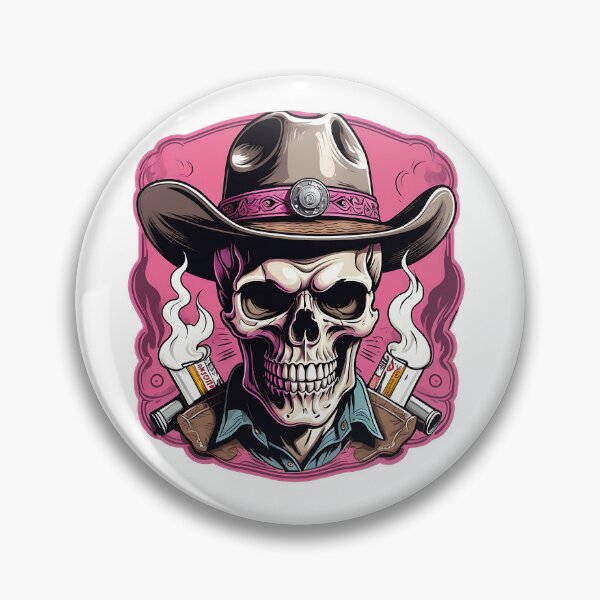 Item preview, Cowboy Skeleton Outlaw, Western Outlaw Skull Art for T-Shirts & Wall Décor designed and sold by KreativKulture.