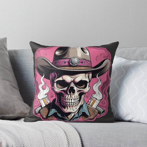 Item preview, Cowboy Skeleton Outlaw, Western Outlaw Skull Art for T-Shirts & Wall Décor designed and sold by KreativKulture.