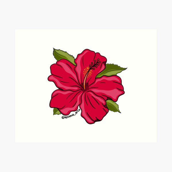 Item preview, Hibiscus flower  designed and sold by ApoenaArt.