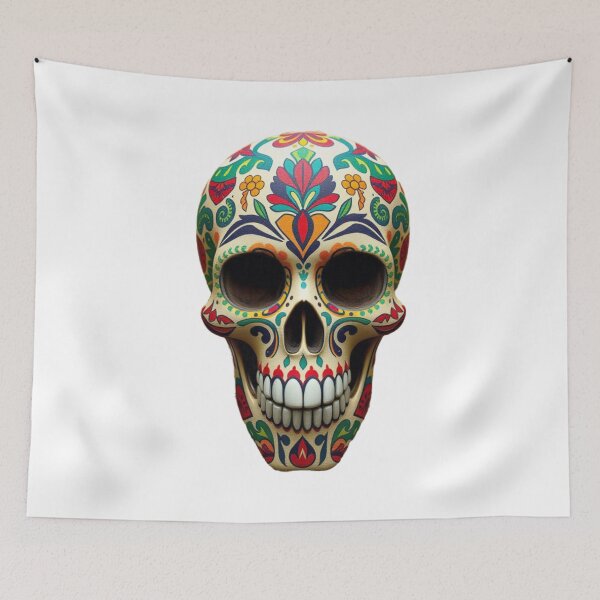 Item preview, The Art of Vibrant Decorative Skulls: Unique and Colorful Designs designed and sold by Cloud-Riders.