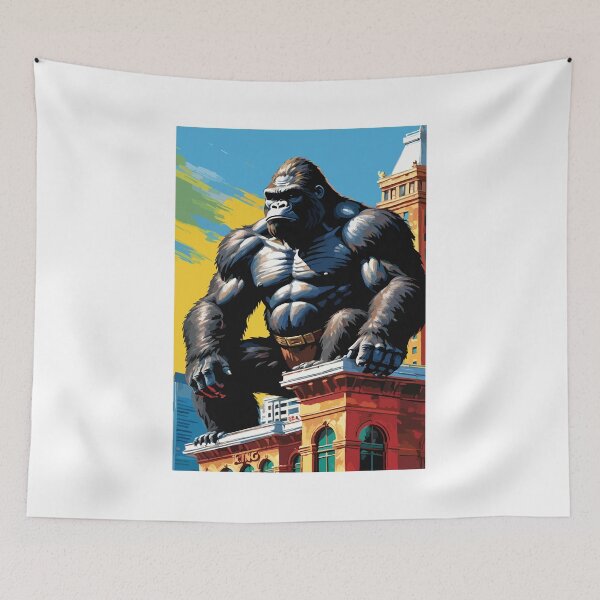 Item preview, King Kong protects his kingdom. designed and sold by Whose-sweat.