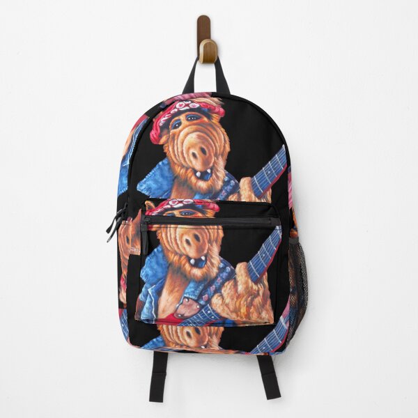 Item preview, ALF playing guitar, oil on velvet by Jorge Torrones version2 designed and sold by velvetify.com.