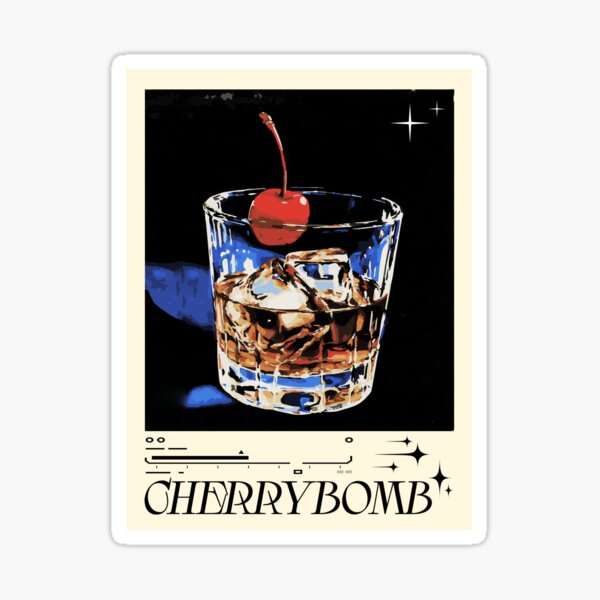 Item preview, Cherrybomb Drink Poster designed and sold by Chromesthezia.