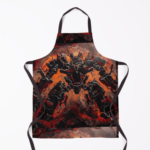 Item preview, Mech Robot Acrylic Pour Painting 108 designed and sold by Paws Of Aries.
