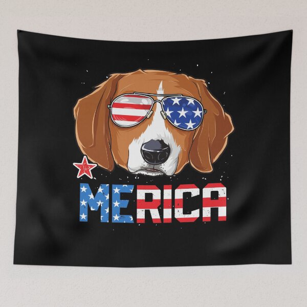 Item preview, Beagle Merica 4th of July T shirt Kids Boys Girls Dog Puppy American Flag designed and sold by LiqueGifts.