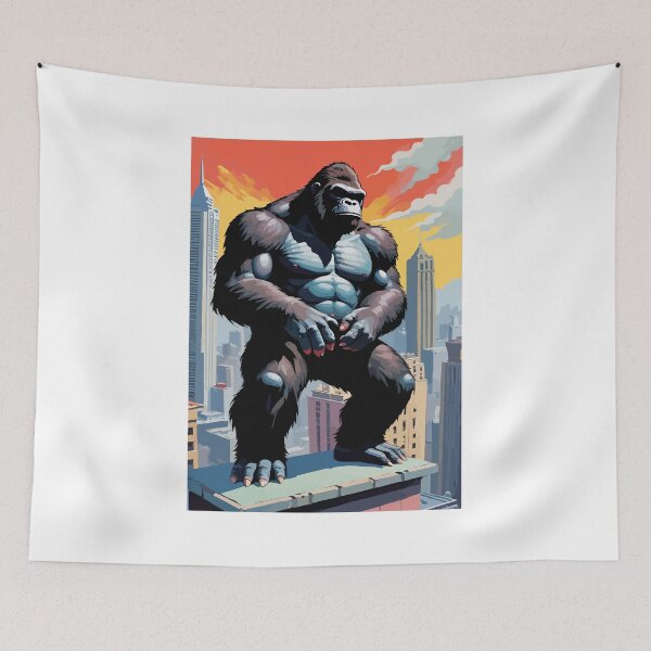 Item preview, King Kong protects his kingdom. designed and sold by Whose-sweat.