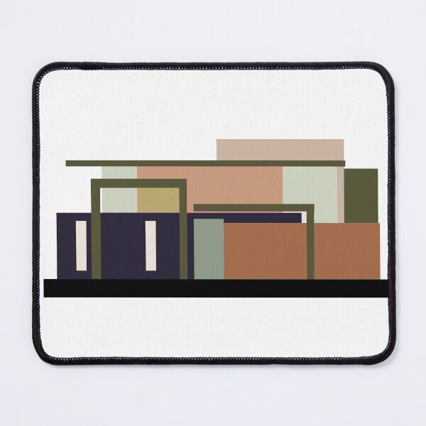 Item preview, Earth tone Abstract and brutalist illustration, pattern, architecture designed and sold by Raiserdesign33.