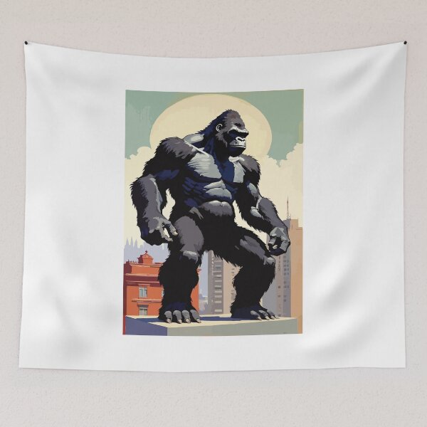 Item preview, King Kong protects his kingdom. designed and sold by Whose-sweat.