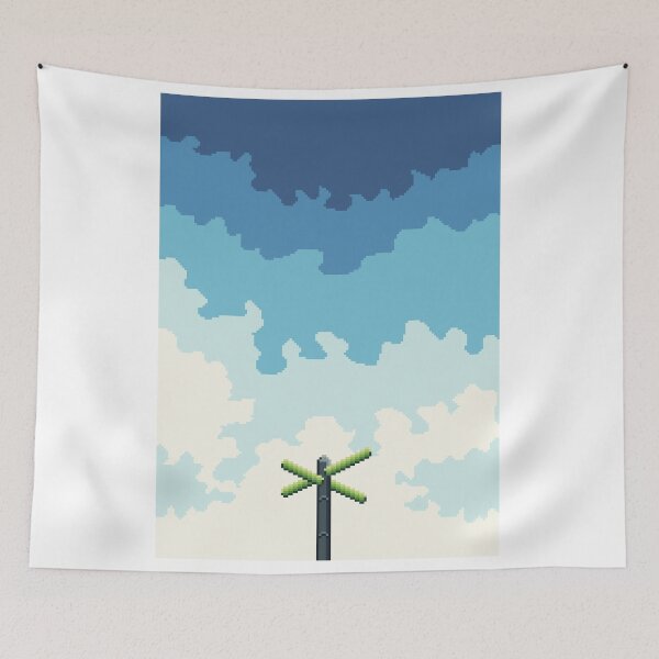 Item preview, Direction Pixel Street Sign designed and sold by Ekira Pop Pixel.