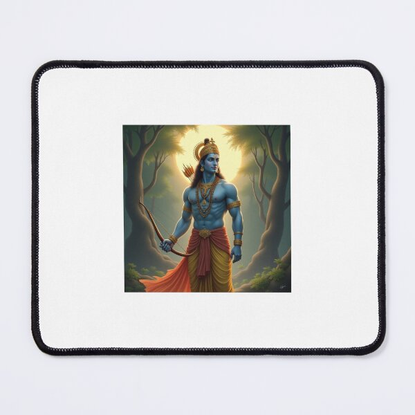 Item preview, Majestic Lord Rama – Divine Warrior of Ayodhya designed and sold by Srahul.
