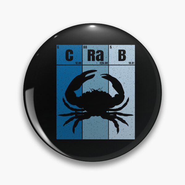 Item preview, Crab Periodic Table Elements Seafood Crabbing designed and sold by Dressed For  Duty.