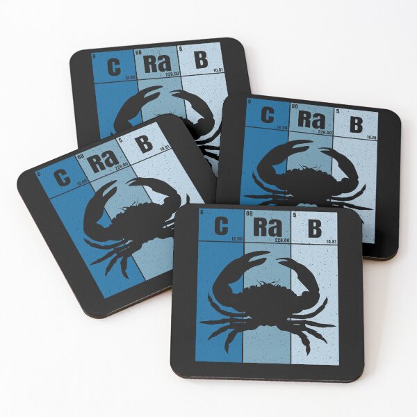 Item preview, Crab Periodic Table Elements Seafood Crabbing designed and sold by Dressed For  Duty.