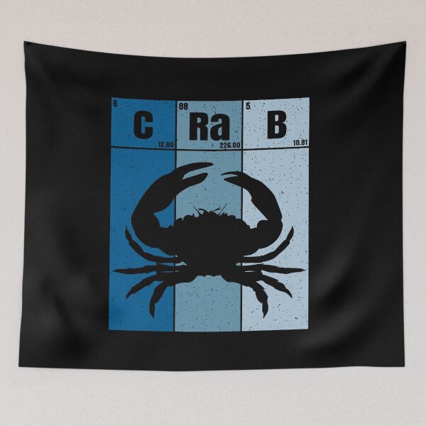 Item preview, Crab Periodic Table Elements Seafood Crabbing designed and sold by Dressed For  Duty.