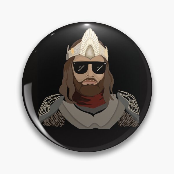 Artikelvorschau, Herr der Ringe: Aragorn - grafische Illustration entworfen und verkauft von L-Z-R-D.