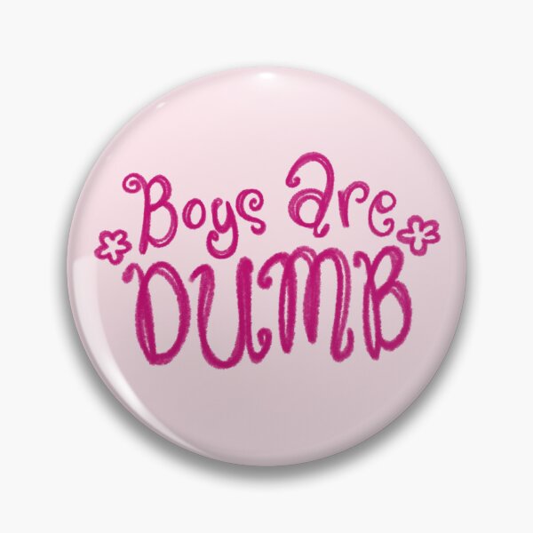 Item preview, Boys are Dumb Funny Satire Anti Men Design Meme designed and sold by Kyna Arts.