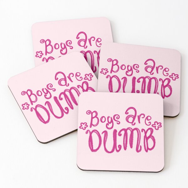 Item preview, Boys are Dumb Funny Satire Anti Men Design Meme designed and sold by Kyna Arts.