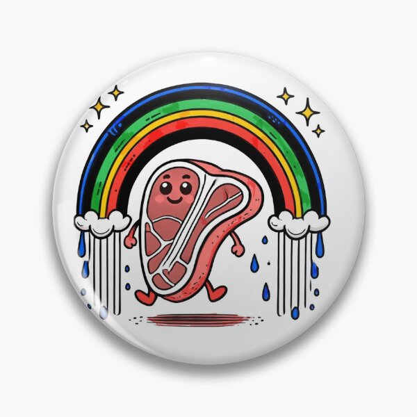 Artikelvorschau, Steakmann Regenbogen entworfen und verkauft von OTDEvents.