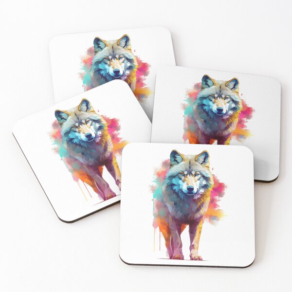Item preview, Wolf | Watercolor | Wild Animal | Animal | Zoo | Wildlife | Lifestyle | Bold Colors  designed and sold by mwinter2205.