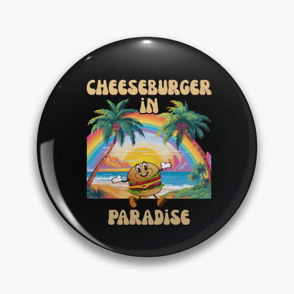 Item preview, Vintage Funny Cheeseburger Summer Vacation Paradise designed and sold by Dressed For  Duty.