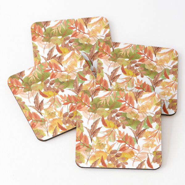 Item preview, Tropical earth, watercolor leaves designed and sold by Navitaloves.
