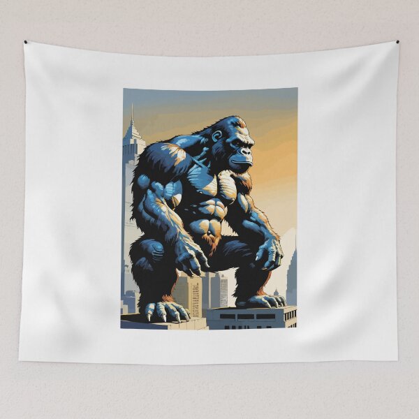 Item preview, King Kong protects his kingdom. designed and sold by Whose-sweat.