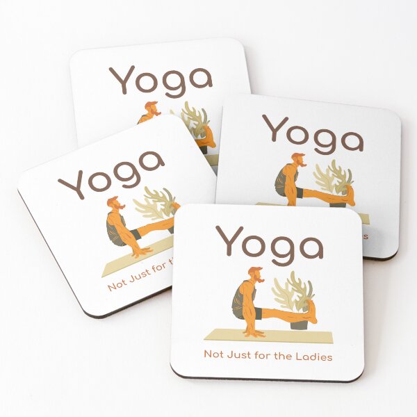 Item preview, Yoga Not Just For The Ladies designed and sold by CrafteeTrends.