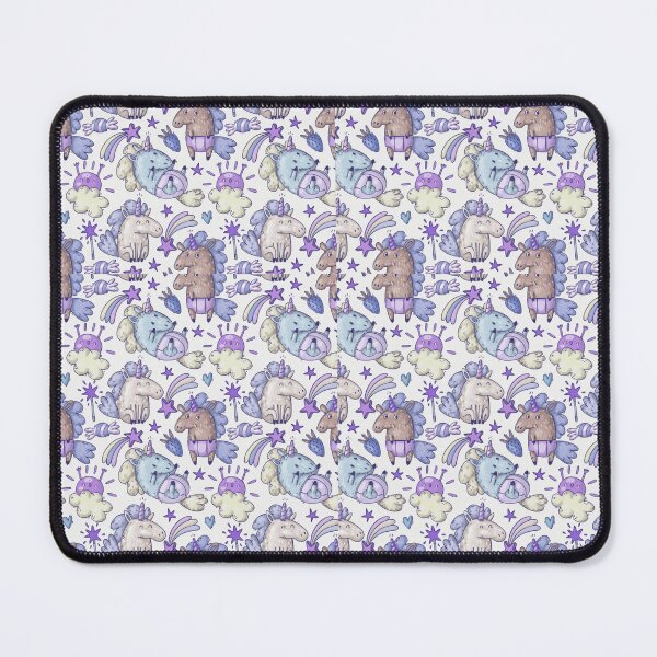 Item preview, Modern Hand Painted Purple Violet Magic Unicorn designed and sold by Masonixem.