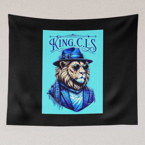 Item preview, King C.L.S Lion Gent's | Royalty Blue | Light Turquoise Golden Brown | Navy Blue  designed and sold by Kingcls.