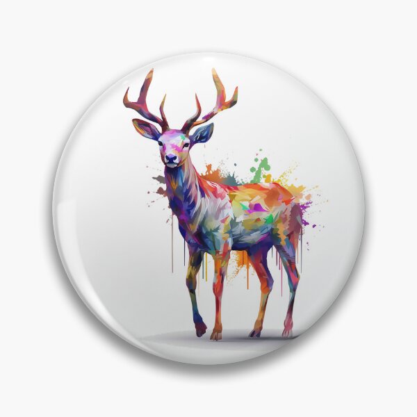 Item preview, Deer | Elk | Watercolor | Wild Animal | Animal | Zoo | Wildlife | Lifestyle | Bold Colors  designed and sold by mwinter2205.
