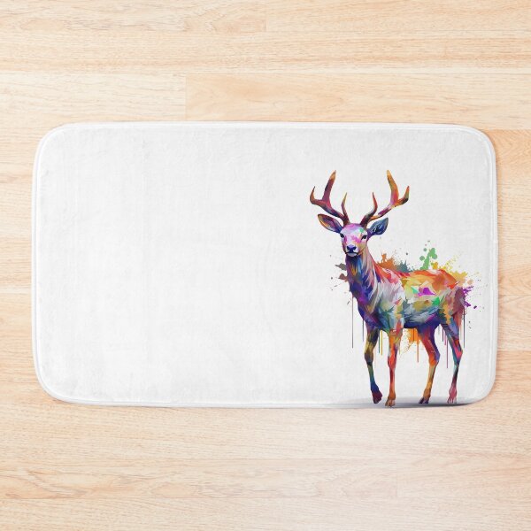 Item preview, Deer | Elk | Watercolor | Wild Animal | Animal | Zoo | Wildlife | Lifestyle | Bold Colors  designed and sold by mwinter2205.