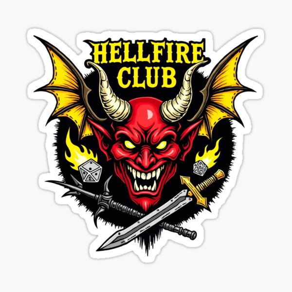 Item preview, Hellfire Club Fan Art | Retro RPG Gaming Tee l T-Shirts designed and sold by signsmedia.