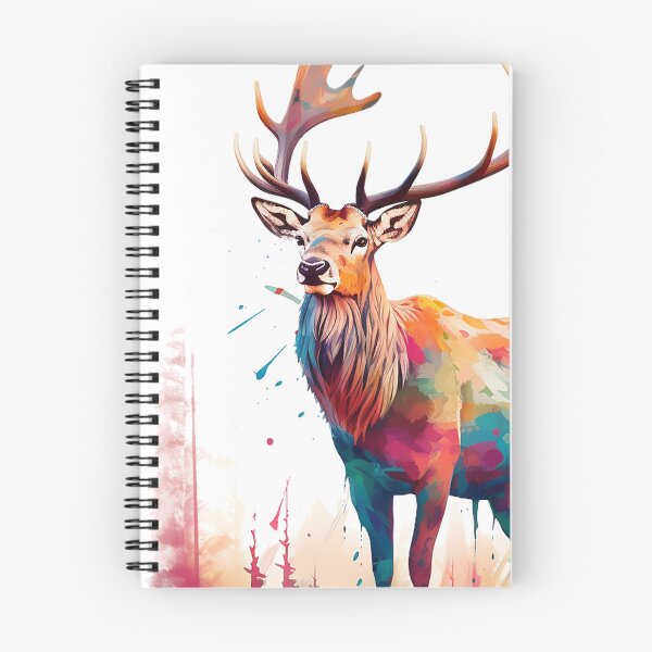 Item preview, Deer | Elk | Watercolor | Wild Animal | Animal | Zoo | Wildlife | Lifestyle | Bold Colors  designed and sold by mwinter2205.
