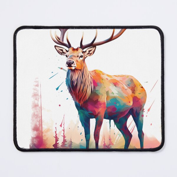 Item preview, Deer | Elk | Watercolor | Wild Animal | Animal | Zoo | Wildlife | Lifestyle | Bold Colors designed and sold by mwinter2205.