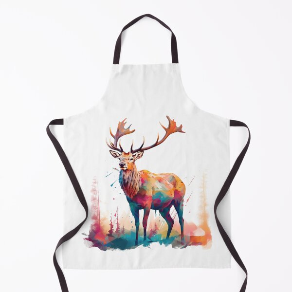 Item preview, Deer | Elk | Watercolor | Wild Animal | Animal | Zoo | Wildlife | Lifestyle | Bold Colors designed and sold by mwinter2205.