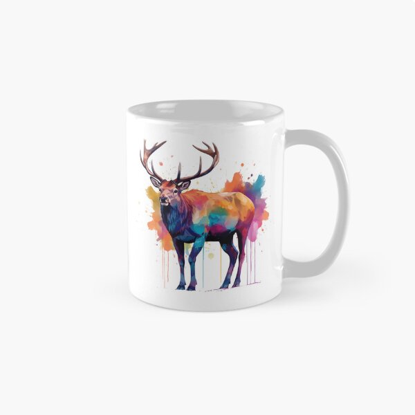 Item preview, Deer | Elk | Watercolor | Wild Animal | Animal | Zoo | Wildlife | Lifestyle | Bold Colors  designed and sold by mwinter2205.