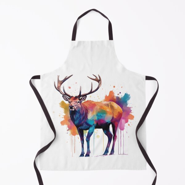 Item preview, Deer | Elk | Watercolor | Wild Animal | Animal | Zoo | Wildlife | Lifestyle | Bold Colors designed and sold by mwinter2205.