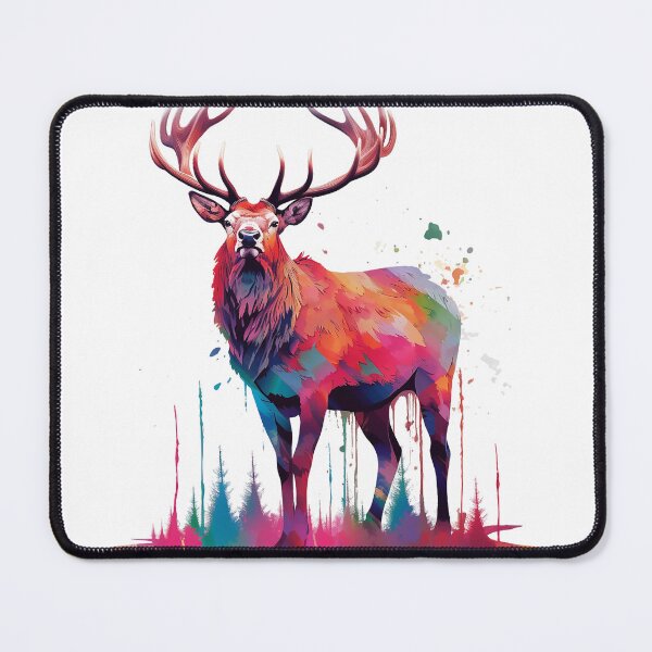 Item preview, Deer | Elk | Watercolor | Wild Animal | Animal | Zoo | Wildlife | Lifestyle | Bold Colors designed and sold by mwinter2205.