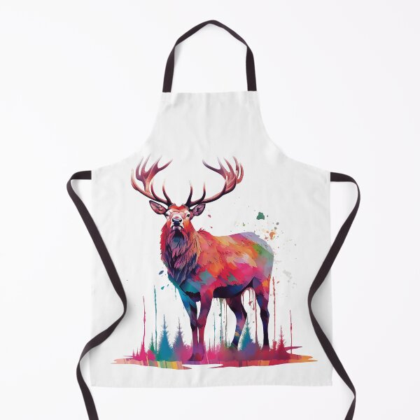 Item preview, Deer | Elk | Watercolor | Wild Animal | Animal | Zoo | Wildlife | Lifestyle | Bold Colors designed and sold by mwinter2205.