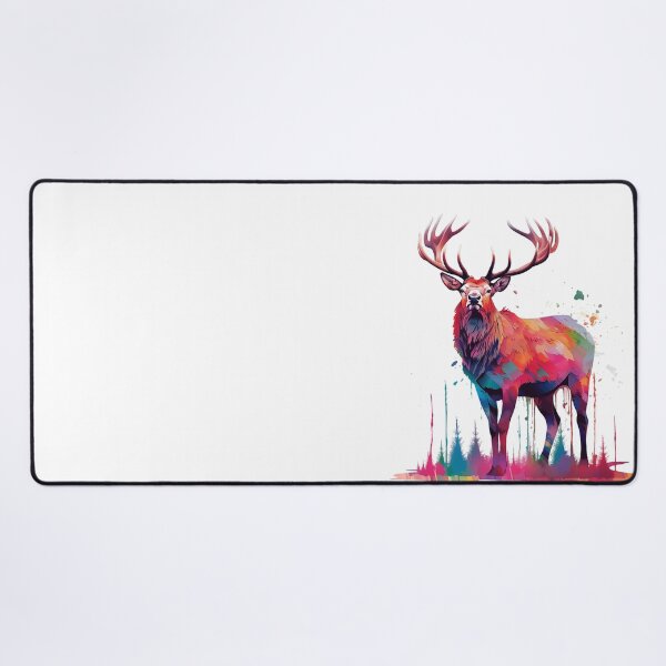 Item preview, Deer | Elk | Watercolor | Wild Animal | Animal | Zoo | Wildlife | Lifestyle | Bold Colors designed and sold by mwinter2205.